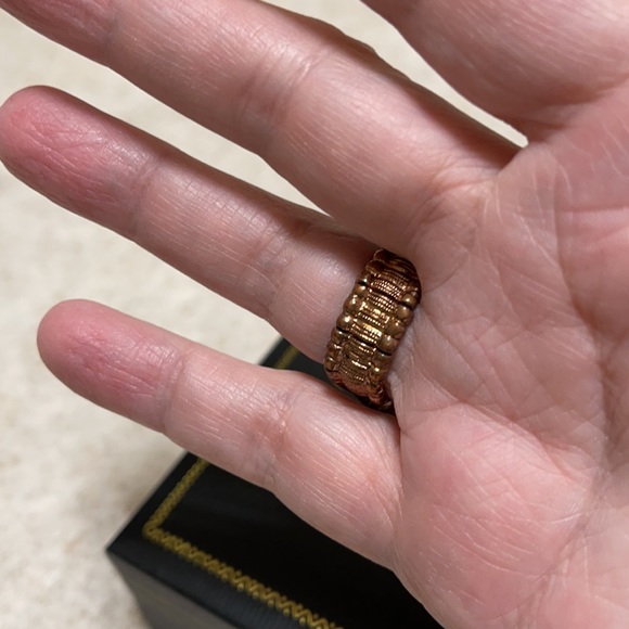 ROSE GOLD FASHION STRETCH RING - Picture 3 of 6